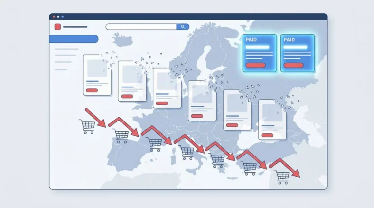 Google Shopping Europe : la fin des fiches gratuites bouleverse l'e-commerce