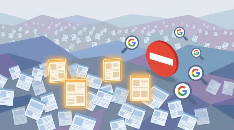 Google enterre le SEO programmatique : 4 pages indexées sur 180 000