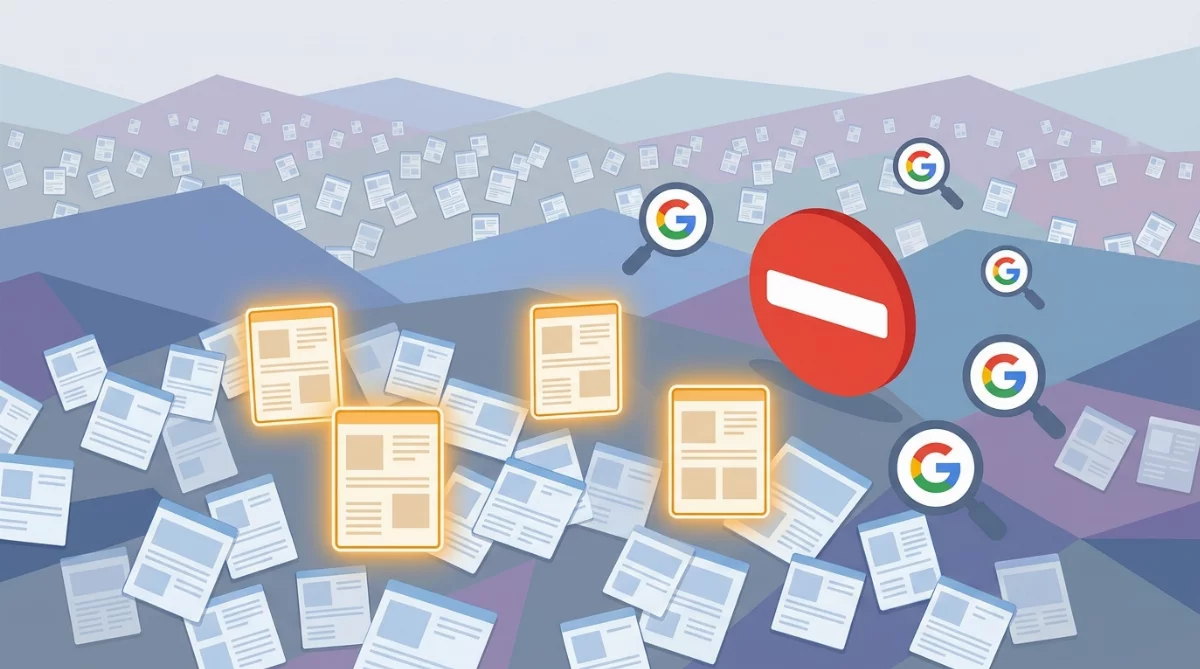 Google enterre le SEO programmatique : 4 pages indexées sur 180 000