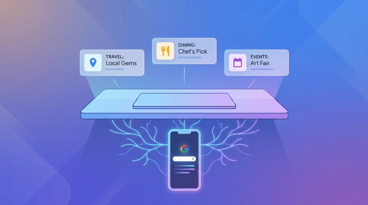 Google Discover : l'offre d'emploi qui révèle un assistant IA ultra-personnalisé